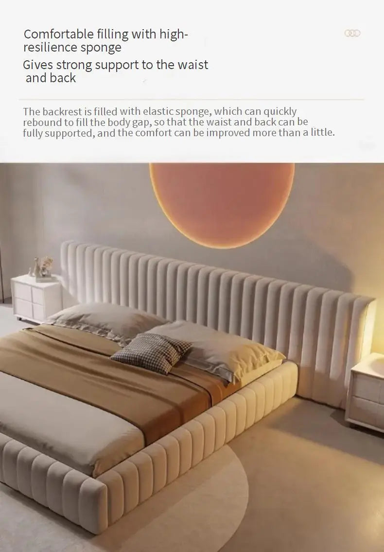 Queen European Double Bed Royal Nordic King Headboard Frame Double Bed Girl Boys Letti Matrimoniali Furniture For Bedroom