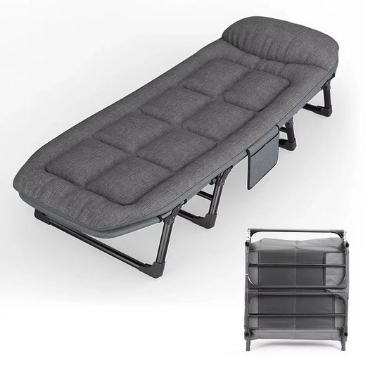 Wholesale Reclining Folding Bed Camping Portable Outdoor Furniture Hiking Travel Comfortable Beach Chairs For Bathroom Bed Cots