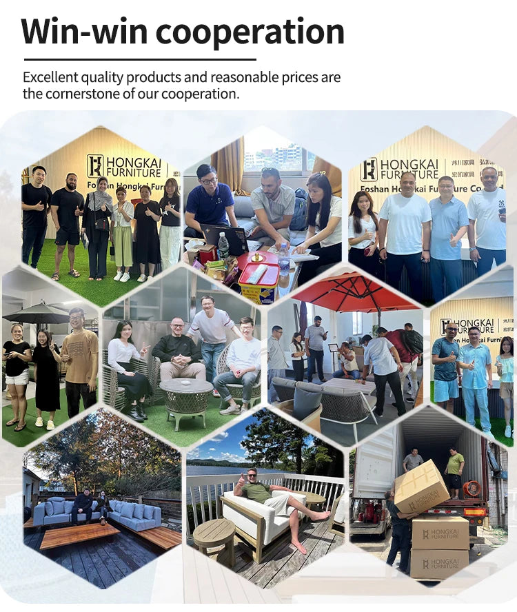 Luxury Modern Waterproof Fabric Design Aluminum Outdoor Sofa Set Garden Couch Hotel Project Patio Furniture