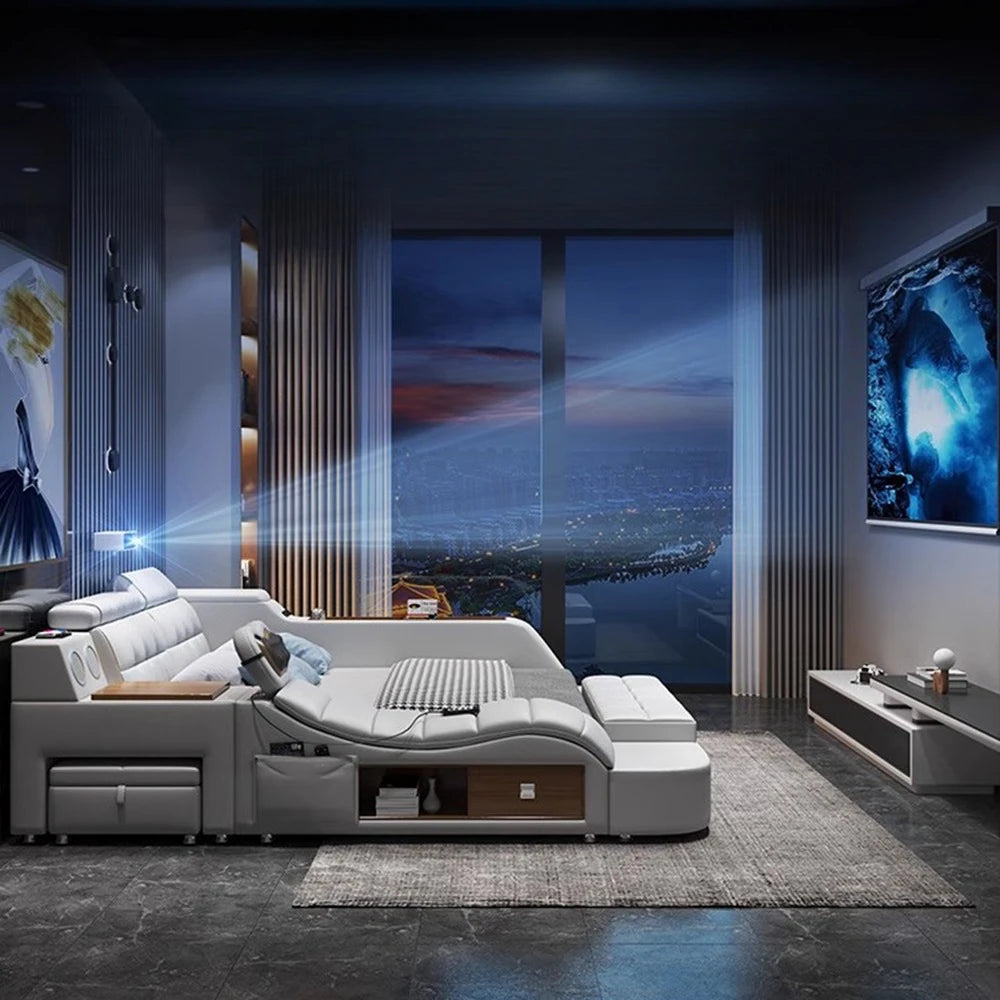 Cabinets Aesthetic Bed Reading Vanity King Massage Lounge Beds Luxury Bedroom Frame Camas Matrimoniales House Accessories