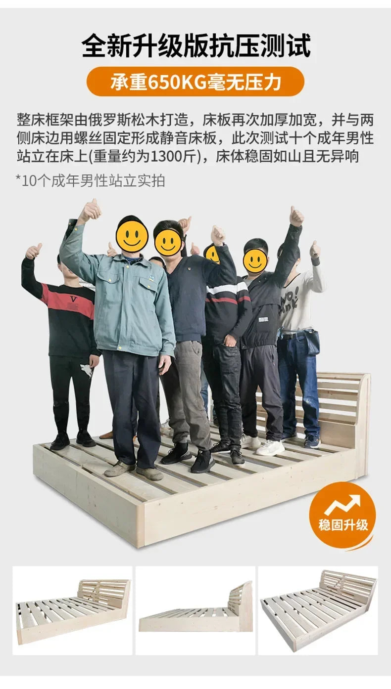 Luxury Nordic Double Bed Organiser Drawers Multifunctional Bedroom Bed Queen Size Cama Elastica Pula Pula Home Furniture