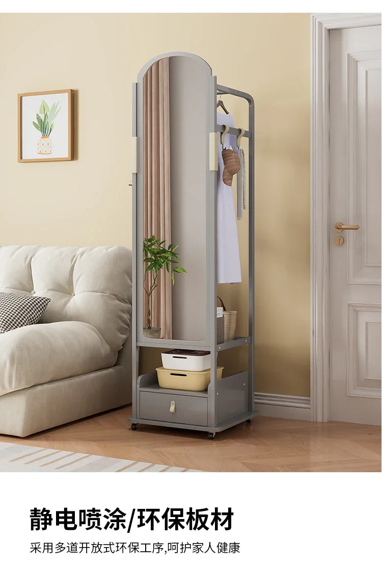 Mirror Cheap Coat Racks Dress Hanging Organizer Wall Standing Hotel Storage Coat Racks Indoor Perchero Entrance Hall Furniture