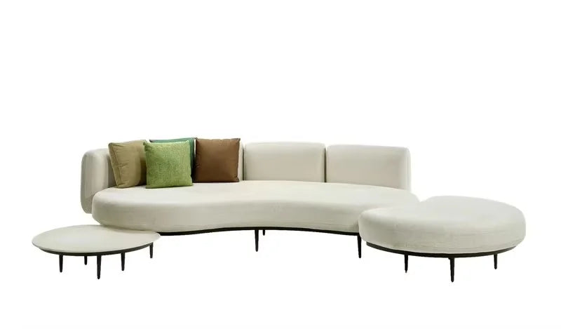 Luxury Modern Waterproof Fabric Design Aluminum Outdoor Sofa Set Garden Couch Hotel Project Patio Furniture