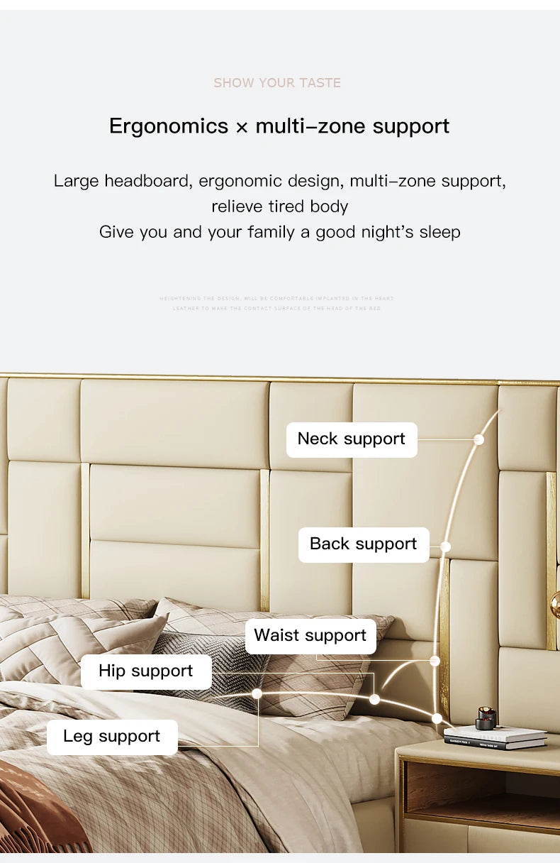 As a Bed King Size Luxury Bedroom Furniture Set Wooden Headboard And Nightstands Lit Deux Place With Double Bed Side Table