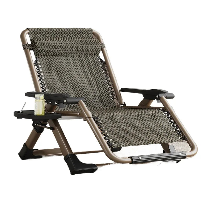 Nordic Folding Recliner Comfortable Tatami Armchair Portable Lounge Chair with Backrest Rattan Seating for Living Room