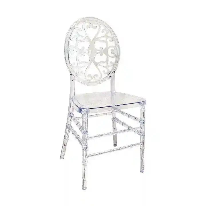 100pcs）Modern Restaurant Wedding Party Chairs plastic Stackable Hotel Gold Chiavari Chairs 1149