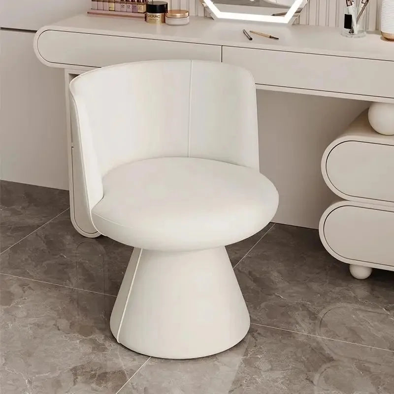Chaise Lounge Italian Light Luxury Dressing Stool Rotatable Simple Dining Chair Home Bedroom Hotel Nordic Single Sofa Chairs