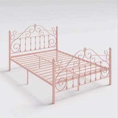 Wrought iron bed bedroom Nordic simple apartment home modern bed and breakfast