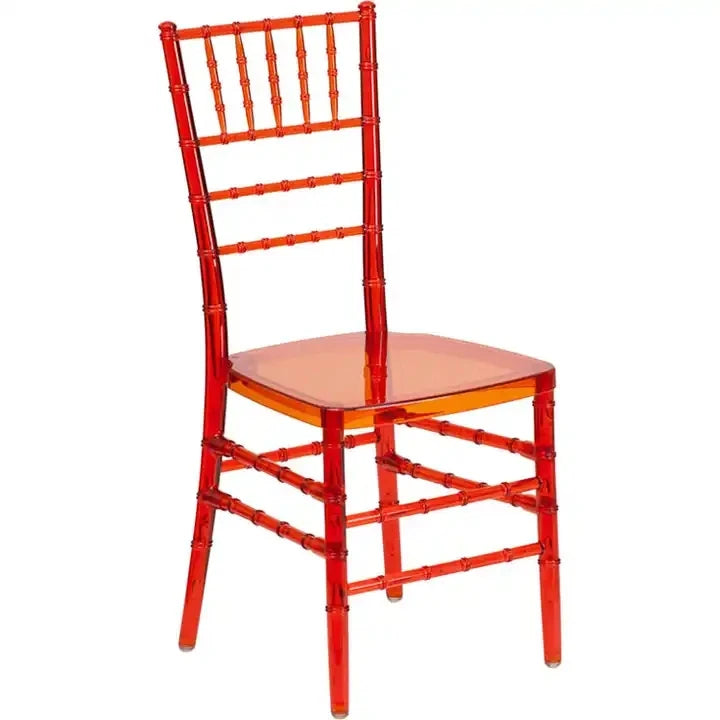 100pcs）Modern Restaurant Wedding Party Chairs plastic Stackable Hotel Gold Chiavari Chairs 1149