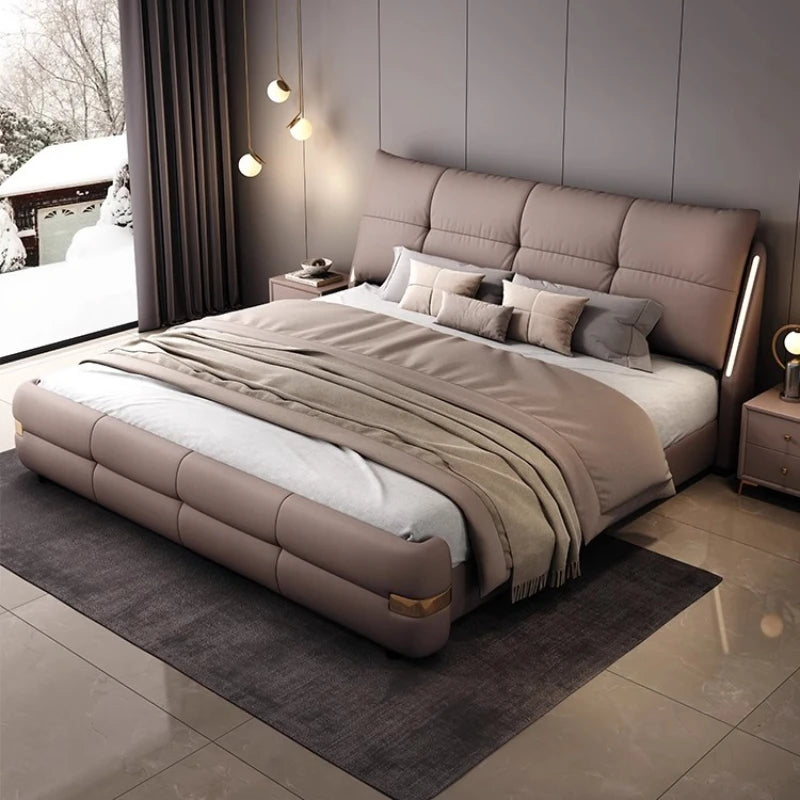 180x200cm Headboard frames and bed bases tatami super king frame royal bedroom furniture set luxury Bed table king size bed