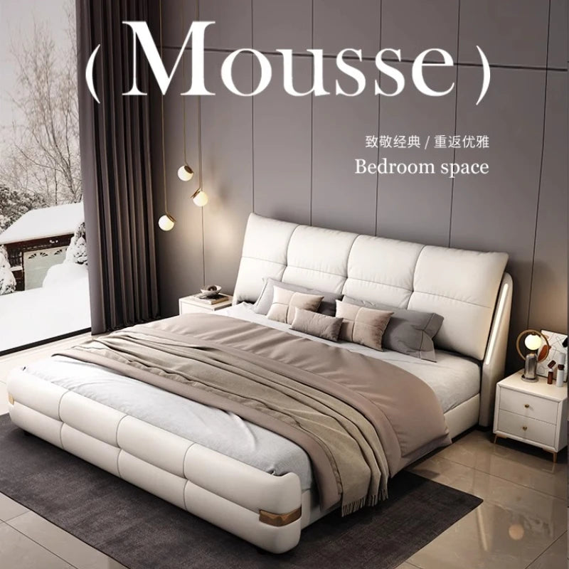 180x200cm Headboard frames and bed bases tatami super king frame royal bedroom furniture set luxury Bed table king size bed