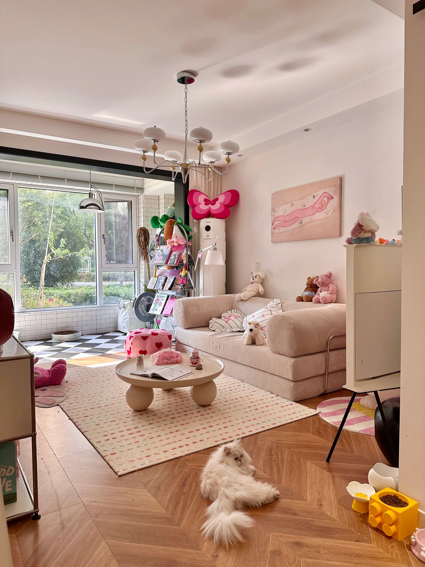 Elegant Italian Compressed Sofa Minimalist Retro Corduroy Sofa Bed Foldable Washable Customizable for Living Room