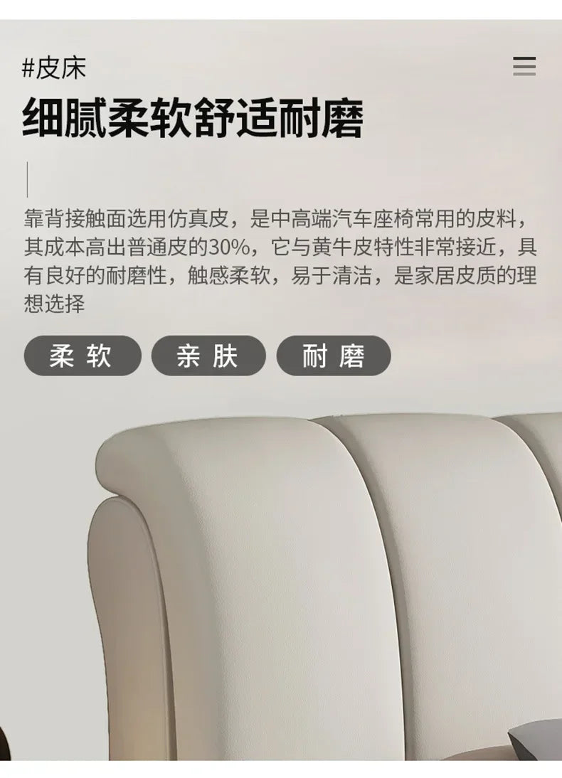 Luxury Nordic Double Bed Organiser Drawers Multifunctional Bedroom Bed Queen Size Cama Elastica Pula Pula Home Furniture