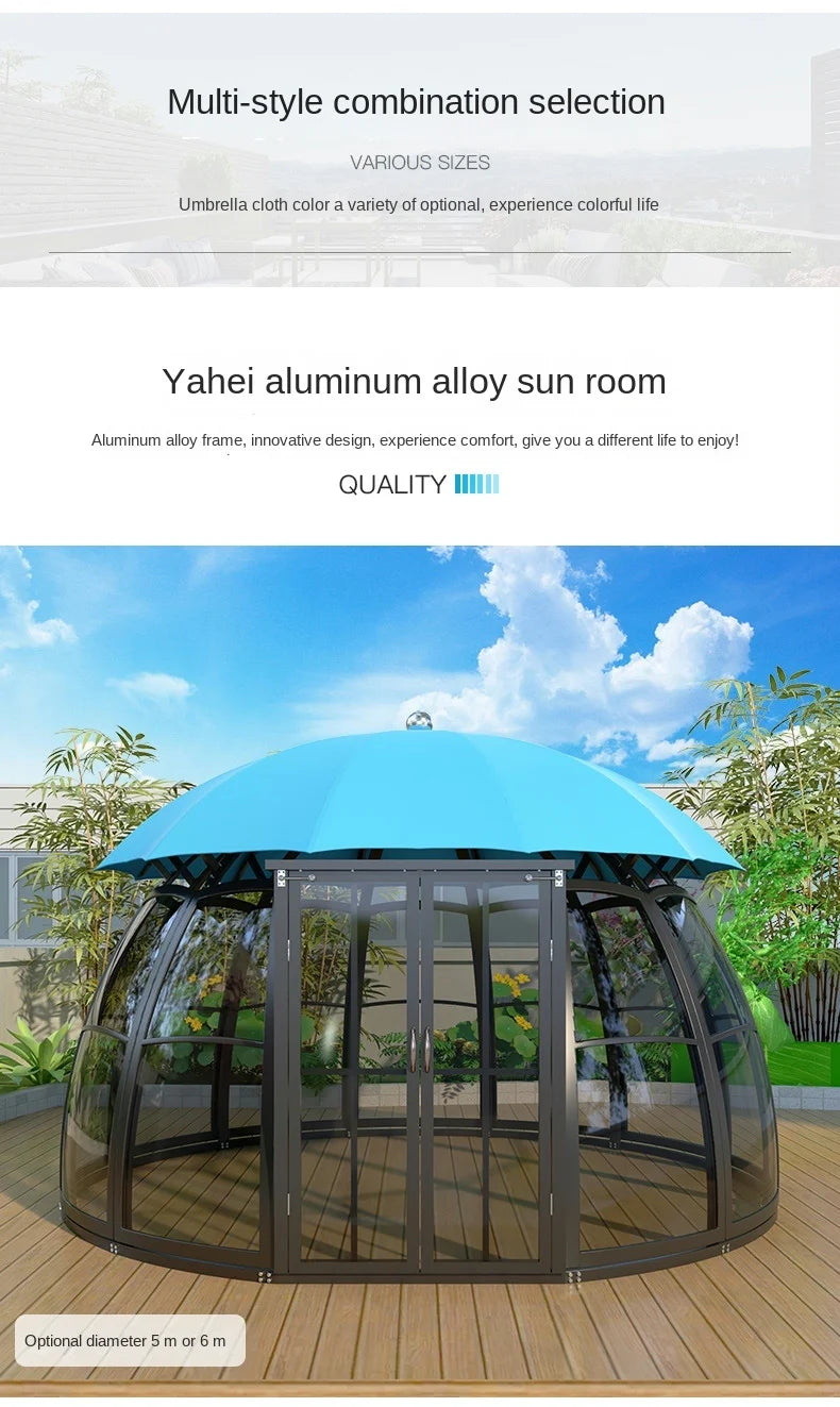 The product can be customized.Outdoor courtyard pavilion, round European style hotel, resort scenic villa,