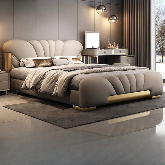 180x200cm luxury bed king size Base beds and frames living room cabinets double bed king size bed frames with head board