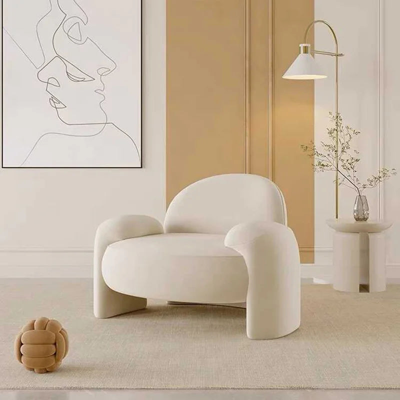 Italian Velvet Adults Chair Yellow Trending Accent Balcony Comfy Hotel Chair Makeup Single Design Penteadeira Home Furniture