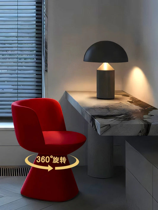 Luxury Makeup Chairs Furniture Bedroom Dressing Table Stool Red Female Rotating Dining Chair Cloak Room Sofa Stools Customized