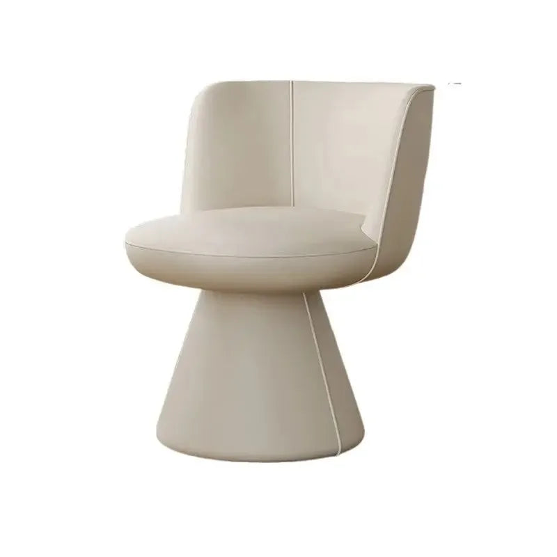 Chaise Lounge Italian Light Luxury Dressing Stool Rotatable Simple Dining Chair Home Bedroom Hotel Nordic Single Sofa Chairs