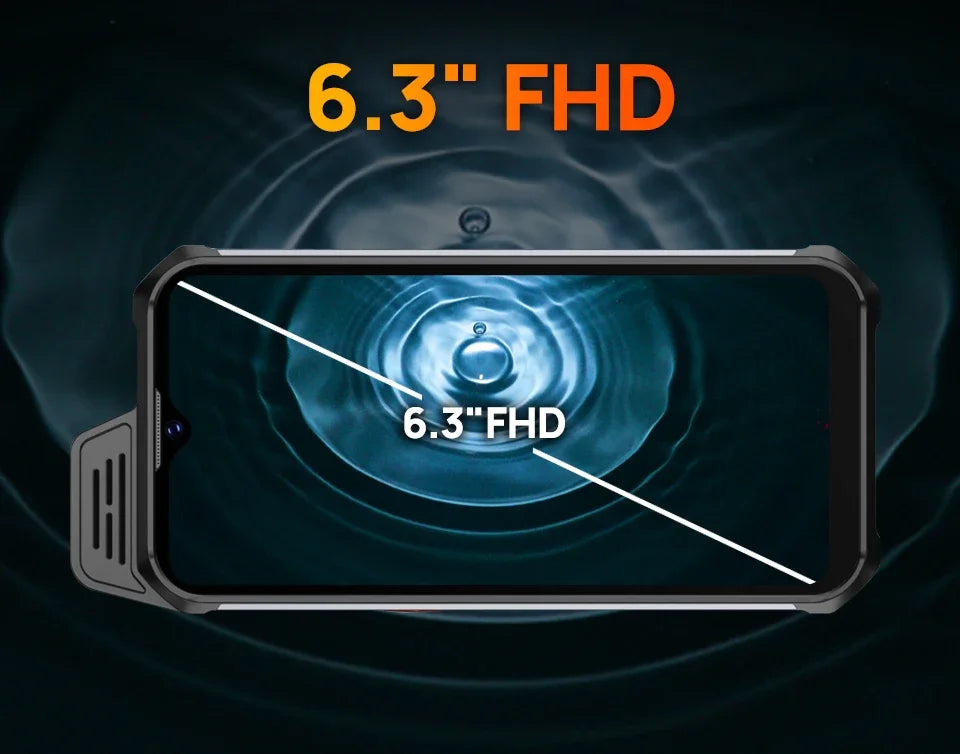 UNIWA W999 ATEX Rugged Waterproof Walkie Talkie 8GB+128GB 6.3 Inch FHD 5000mAh Smartphone Andriod 13 NFC Cell Phones Helio G99