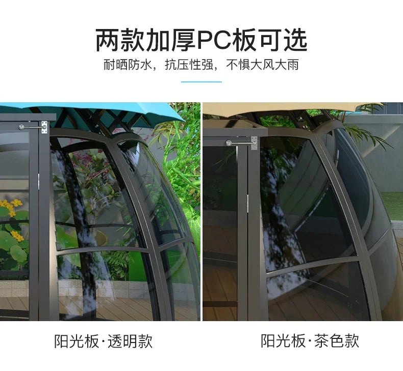 The product can be customized.Outdoor courtyard pavilion, round European style hotel, resort scenic villa,