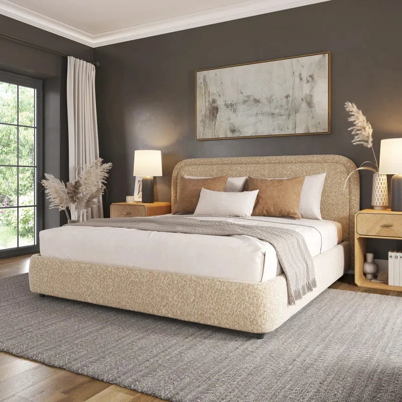 Fashionable White Bed Cream Wedding Light Luxury Twin Confortable Bed Apartment Wedding Create Cama De Casal Bedroom Furniture