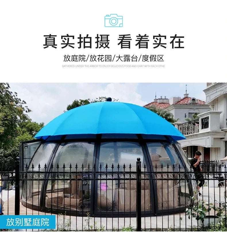 The product can be customized.Outdoor courtyard pavilion, round European style hotel, resort scenic villa,