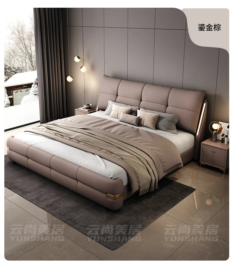 180x200cm Headboard frames and bed bases tatami super king frame royal bedroom furniture set luxury Bed table king size bed
