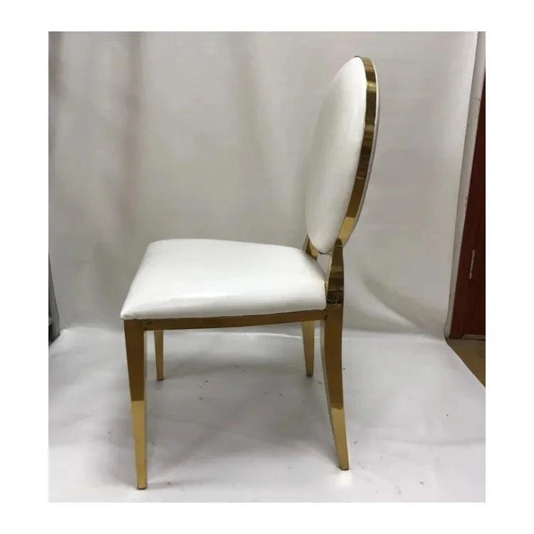 100pcs）Modern Restaurant Wedding Party Chairs plastic Stackable Hotel Gold Chiavari Chairs 1149
