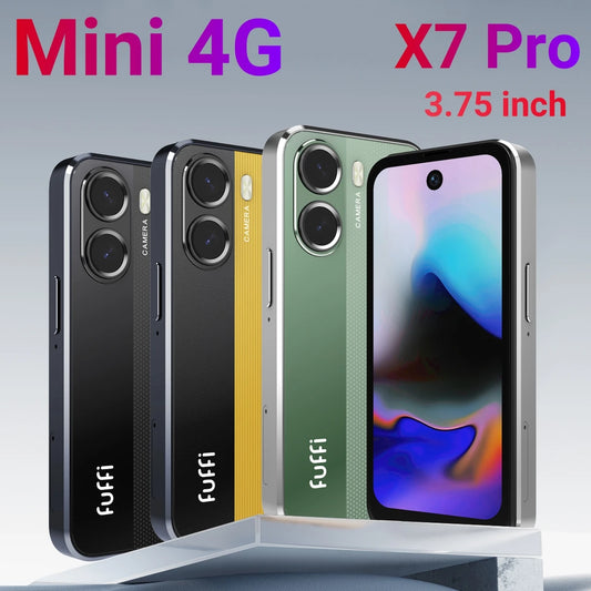 FUFFI-X7 Pro Mini Smartphone,4G Network,3.75 inch,2+16GB ROM,Android 10.0,Mobile phones,Google Play Store,2400mAh,Cellphones