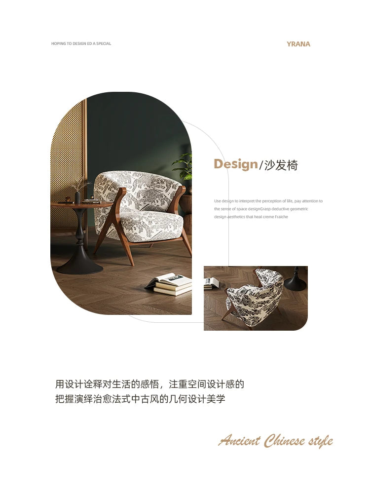 Reading Velvet Modern Chair Table Set Luxury Italian Design Hotel Armchair Bedroom Balcony Accent Sillas Nordic Furniture