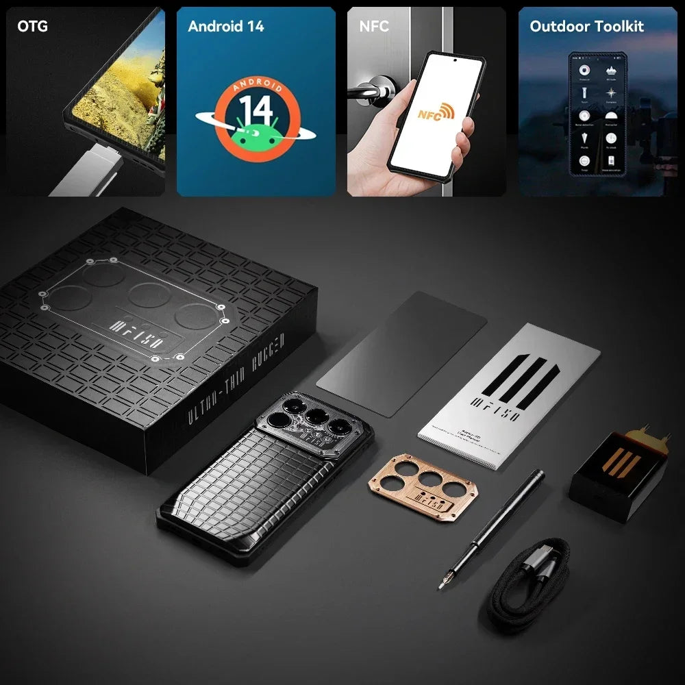 IIIF150 Raptor 5G Rugged Machine 6.78'' 120Hz AMOLED Display 10000mAh 16GB+512GB 50MP UltraThin Rugged Celular Android 14 65W