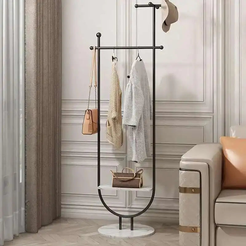 Open angle coated rack bracket Auvents drying hall organizer Hall clothing coated rack Burro Ropa Perchero hotel furniture HDH