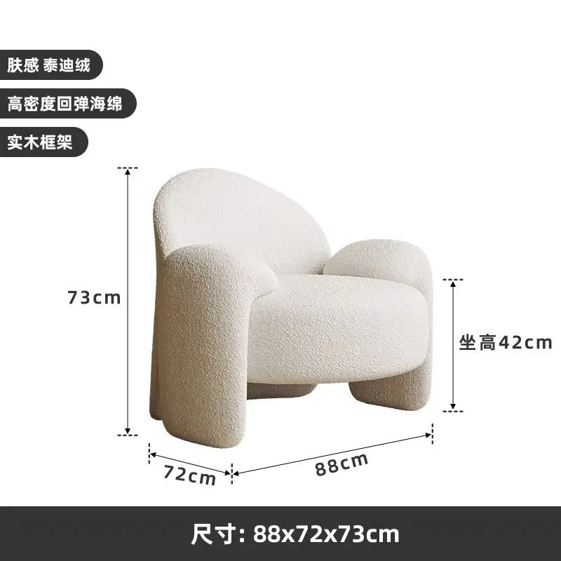 Italian Velvet Adults Chair Yellow Trending Accent Balcony Comfy Hotel Chair Makeup Single Design Penteadeira Home Furniture