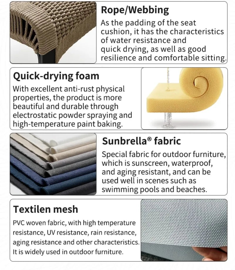 Modern Dark Grey Couch L Shaped Patio Sofa Hotel Outdoor Furniture Sets Modular Metal Garden Aluminium Sofa