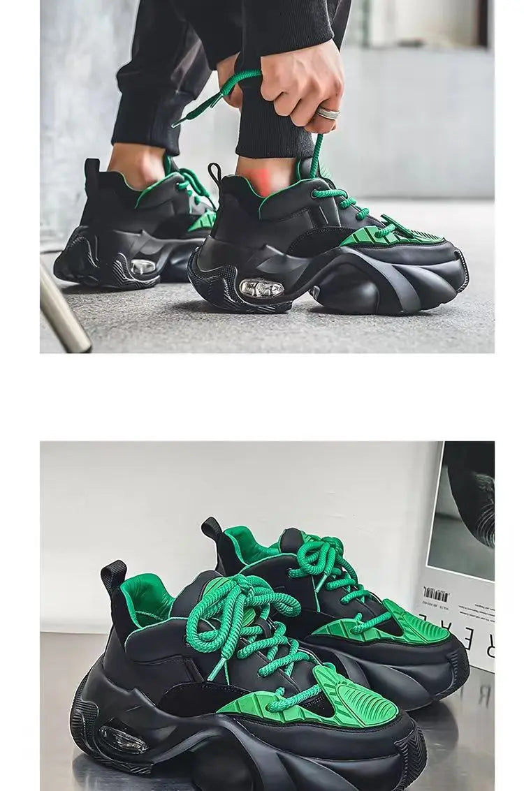Casual Sneakers Designer Style Men Shoes Comfortable Men's  Platform Sneakers Fashion Casual Shoes Sports Trainers Tenis