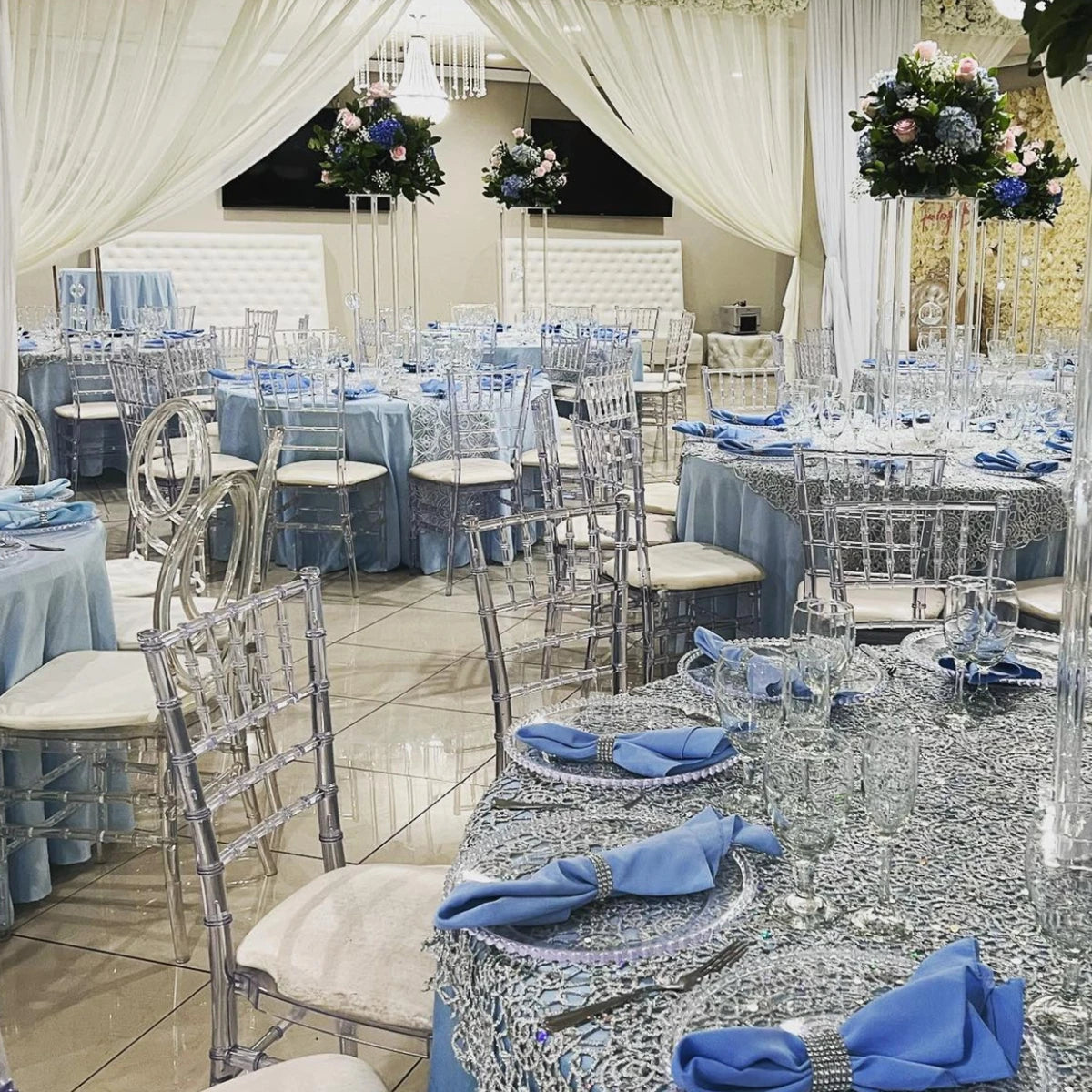 100pcs）Modern Restaurant Wedding Party Chairs plastic Stackable Hotel Gold Chiavari Chairs 1149