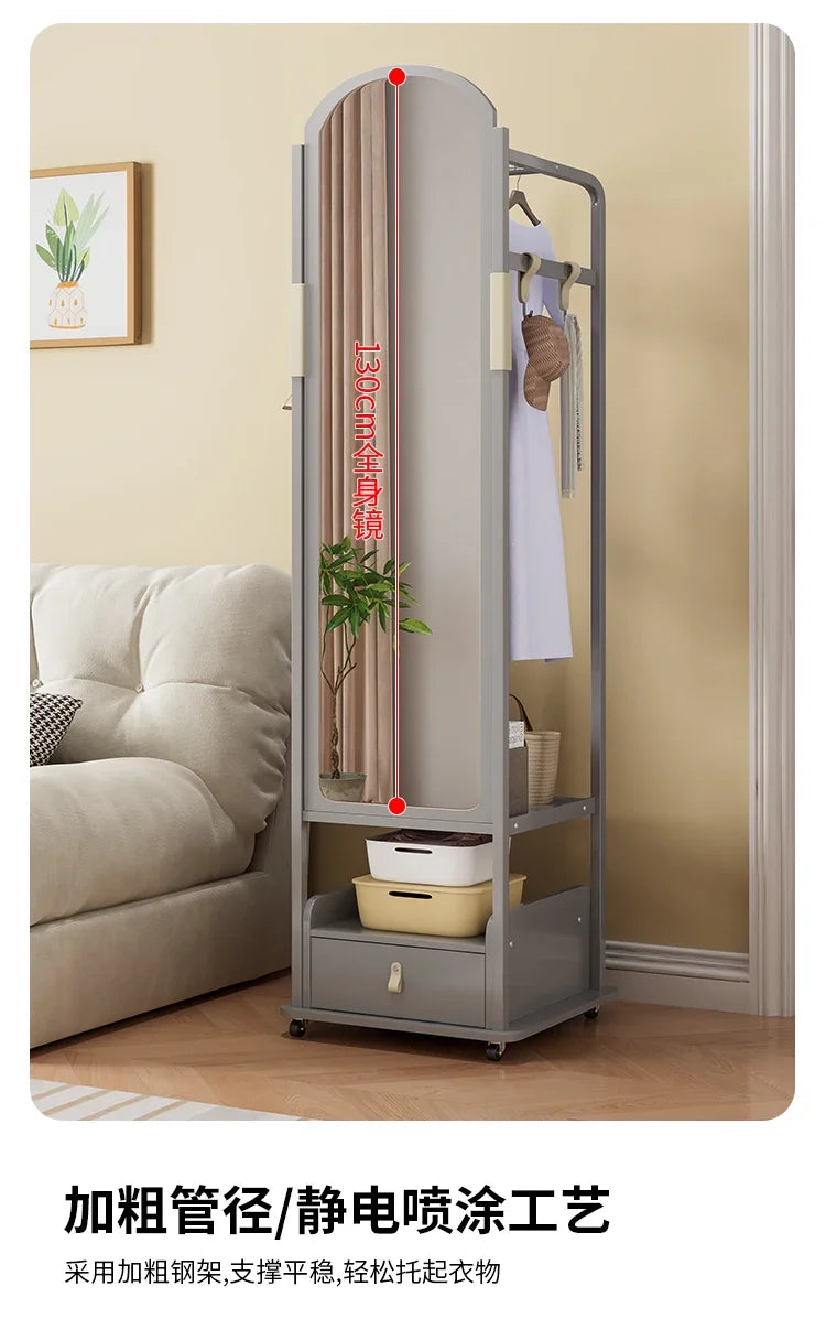 Mirror Cheap Coat Racks Dress Hanging Organizer Wall Standing Hotel Storage Coat Racks Indoor Perchero Entrance Hall Furniture