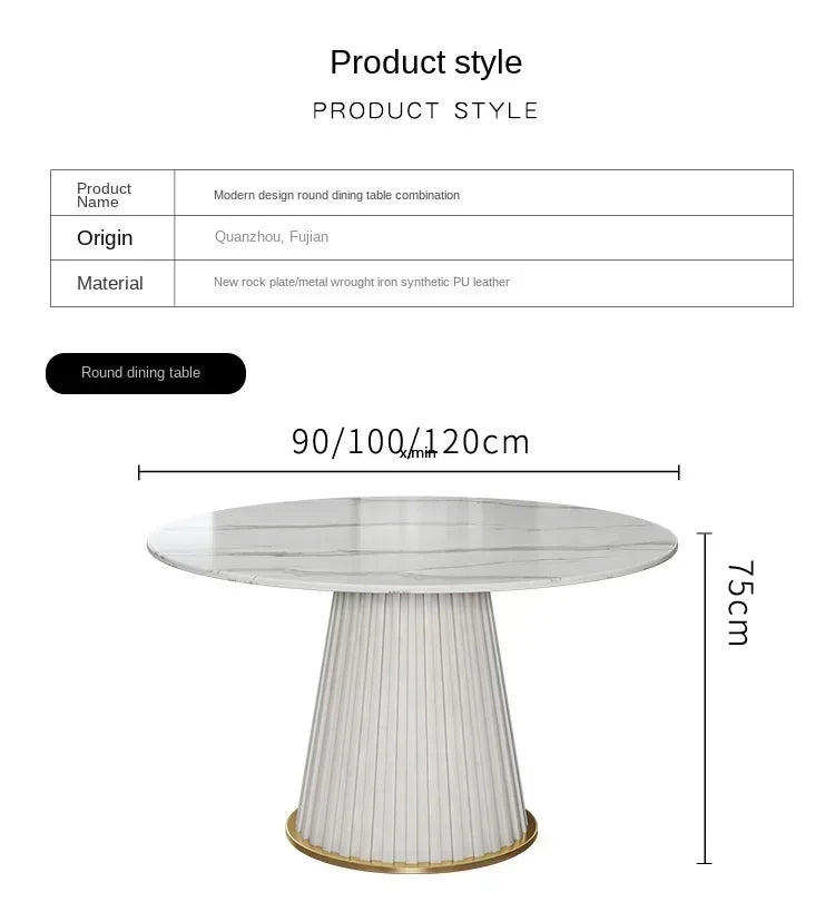 Small Apartmen Dining Table Round Center Nordic White Coffee Tables Chairs Organizer Muebles Living Room Furniture