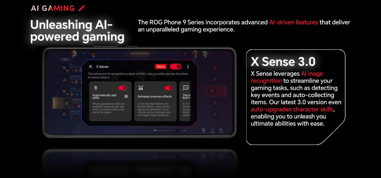 Global ROM ASUS ROG Phone 9 FE 5G Smartphone Snapdragon 8 Gen 3 6.78" 185Hz FHD+ Display 5500mAh 65W Charging Android 15 ROG 9