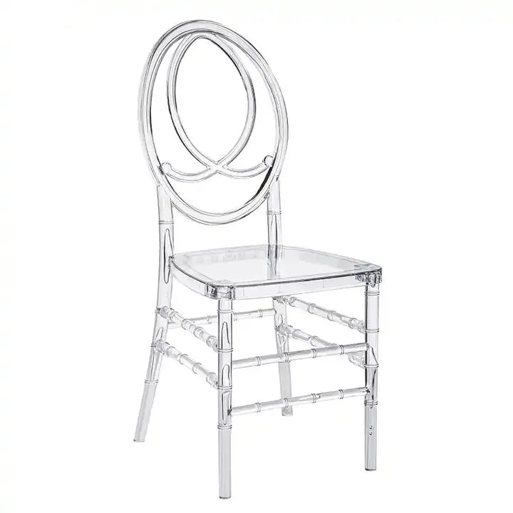 100pcs）Modern Restaurant Wedding Party Chairs plastic Stackable Hotel Gold Chiavari Chairs 1149