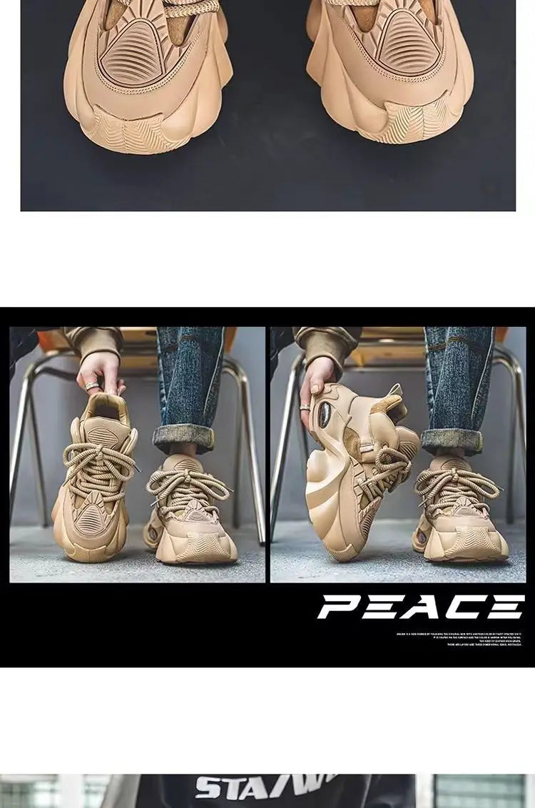 Casual Sneakers Designer Style Men Shoes Comfortable Men's  Platform Sneakers Fashion Casual Shoes Sports Trainers Tenis