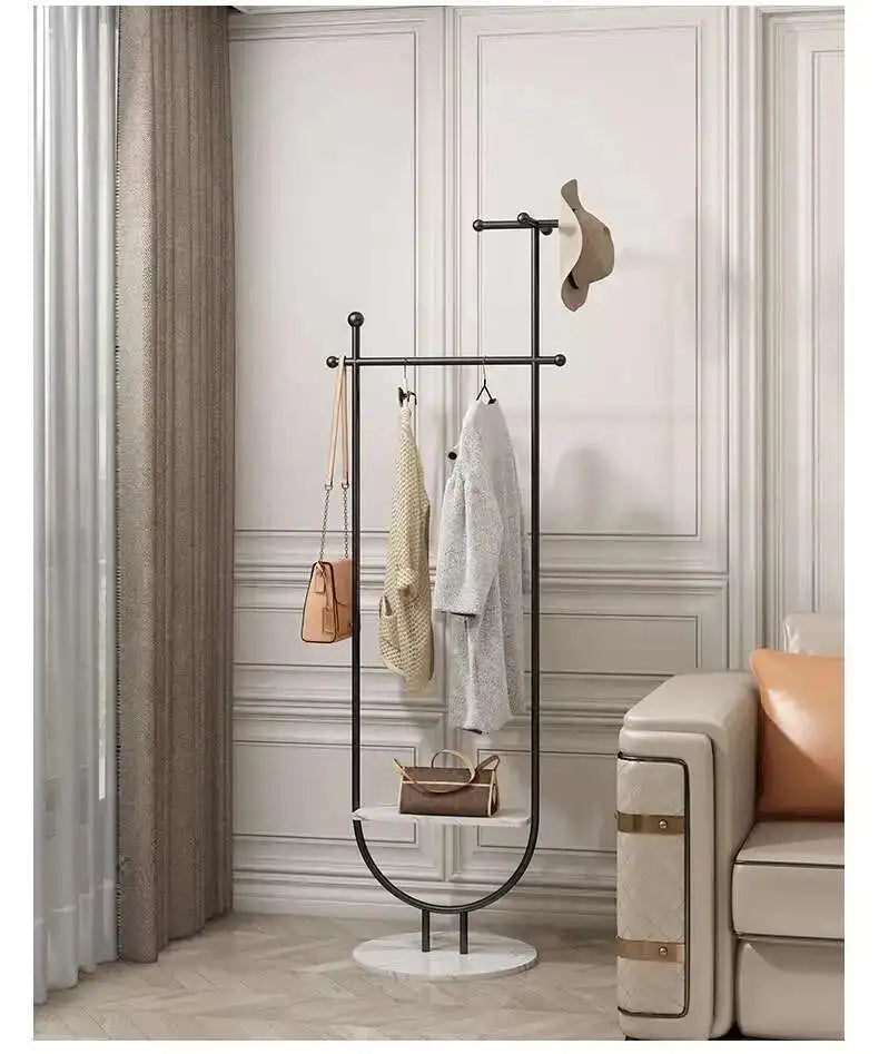 Open angle coated rack bracket Auvents drying hall organizer Hall clothing coated rack Burro Ropa Perchero hotel furniture HDH