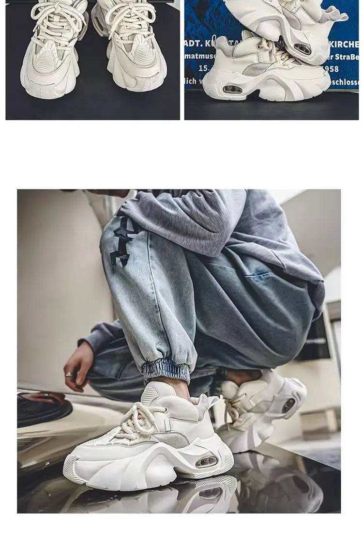 Casual Sneakers Designer Style Men Shoes Comfortable Men's  Platform Sneakers Fashion Casual Shoes Sports Trainers Tenis