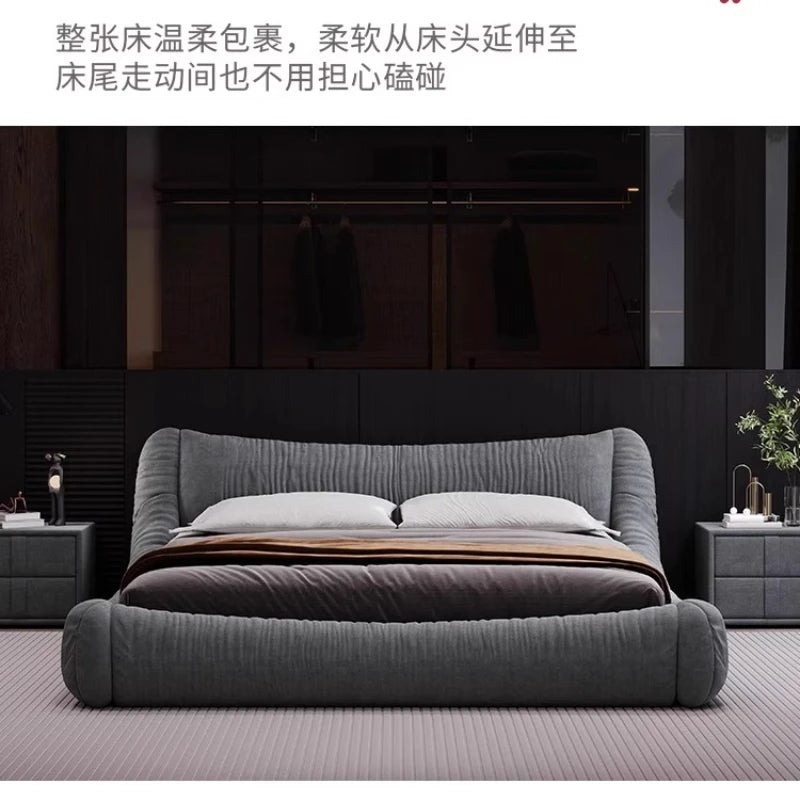 180x200cm single bed sex bed room furniture queen  frames with headboard Bed table luxury king size kids beds Nordic Modern