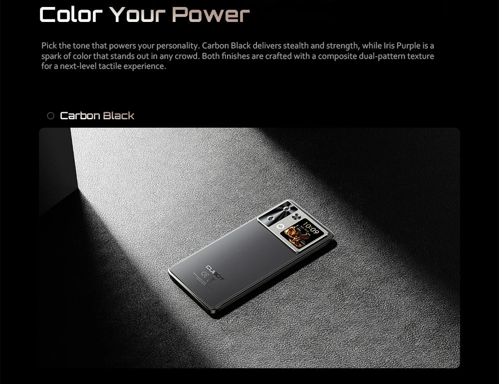 Cubot Smartphone P90,Dual Speakers,Android 15,6.88" 120Hz Display,24GB(12GB+12GB)RAM,256GB ROM,G100 Octa-core,64MP Camera,NFC