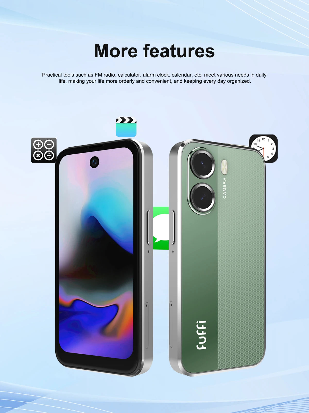 FUFFI-X7 Pro Mini Smartphone,4G Network,3.75 inch,2+16GB ROM,Android 10.0,Mobile phones,Google Play Store,2400mAh,Cellphones
