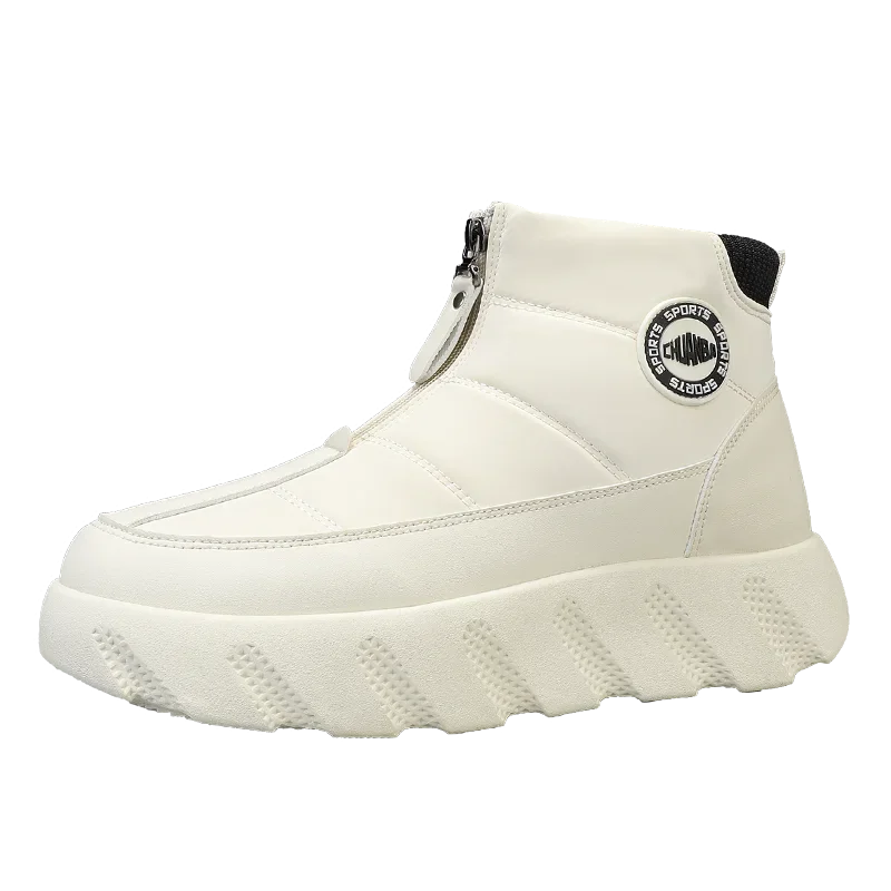 Ankle Boots Snow Thick Bottom Winter Boots for Men Men's Sneakers Non-Slip Soft and Comfortable Cotton Wear-resistant Fashion
