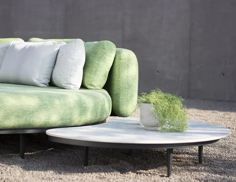 Luxury Modern Waterproof Fabric Design Aluminum Outdoor Sofa Set Garden Couch Hotel Project Patio Furniture