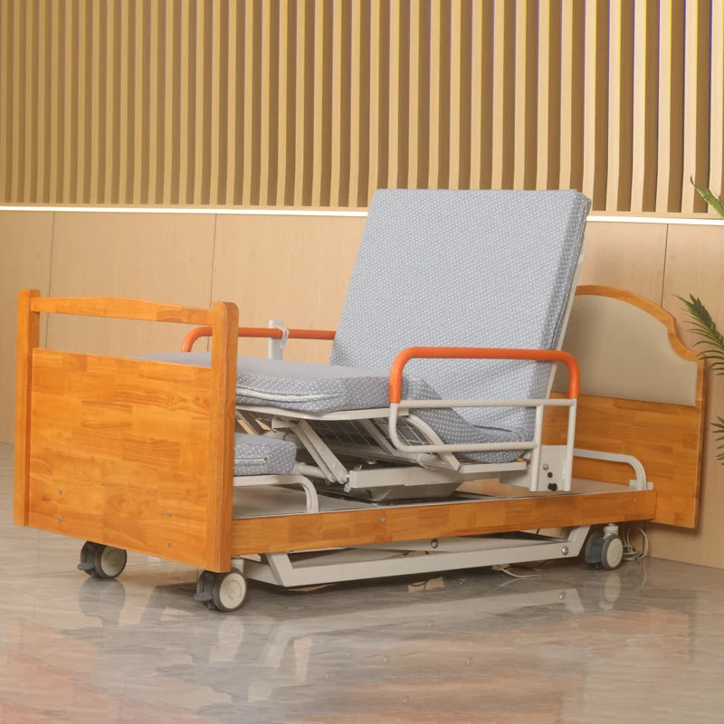 Electric rotating nursing bed Multifunctional back lift for paralyzed patients at home, suitable for remote control turning over
