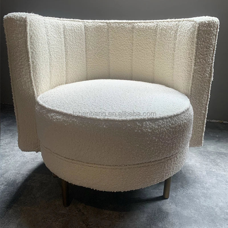 Japanese style sofa living room modern simple design hotel latex corner cotton linen art sofa log style